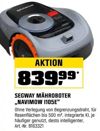 OBI Segway mähroboter ,,navimow 1105e" Angebot