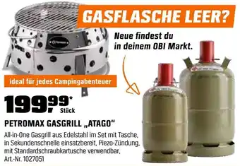 OBI Petromax gasgrill „atago" Angebot