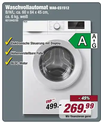 Poco Pkm waschvollautomat wa6-es1512 Angebot
