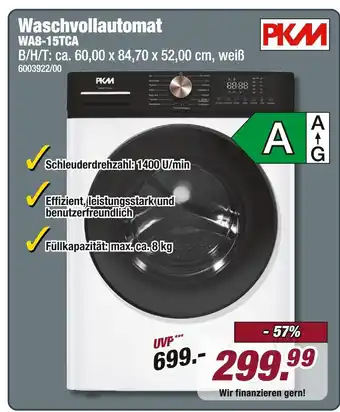 Poco Pkm waschvollautomat wa8-15tca Angebot