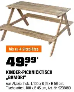 OBI Kinder-picknicktisch ,,bamori" Angebot