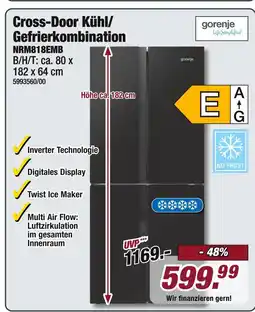 Poco Gorenje cross-door kühl/gefrierkombination Angebot