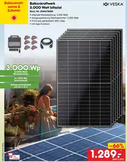 Netto Marken-Discount Veska balkonkraftwerk 3.000 watt bifazial Angebot