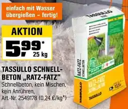 OBI Tassullo schnellbeton ,,ratz-fatz" Angebot