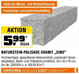 OBI Naturstein-palisade granit „sino" Angebot