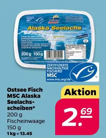 NETTO Ostsee fisch msc alaska seelachs-scheiben Angebot