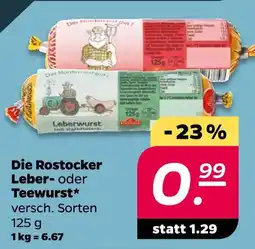 NETTO Die rostocker leberwurst Angebot