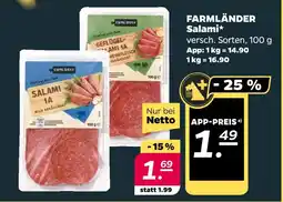 NETTO Farmländer salami Angebot