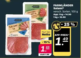 NETTO Farmländer salami Angebot