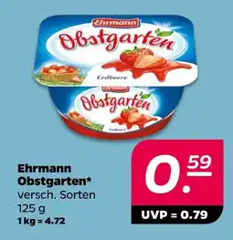 NETTO Ehrmann obstgarten Angebot