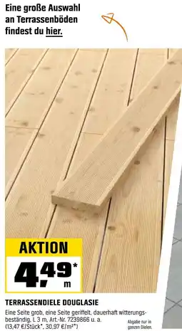 OBI Terrassendiele douglasie Angebot