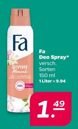 NETTO Fa deo spray Angebot
