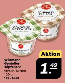NETTO Wiltmann gekochte mettwurst Angebot