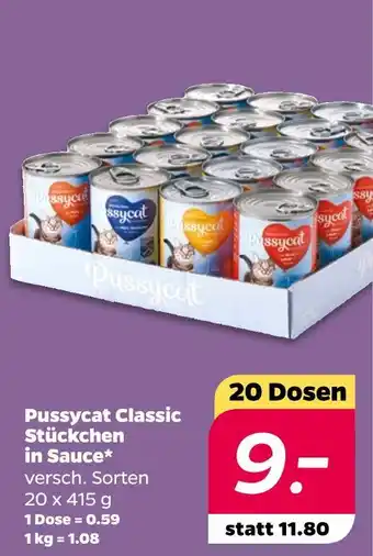 NETTO Pussycat classic stückchen in sauce Angebot