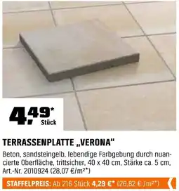 OBI Terrassenplatte ,,verona" Angebot