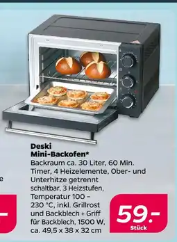 NETTO Deski mini-backofen Angebot