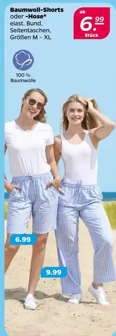 NETTO Baumwoll-shorts oder -hose Angebot