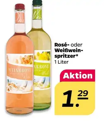 NETTO Weinkrone rosé oder weißweinspritzer Angebot