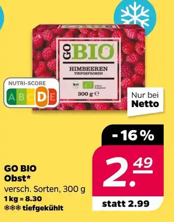 NETTO Go bio himbeeren Angebot