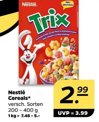 NETTO Nestlé cereals Angebot