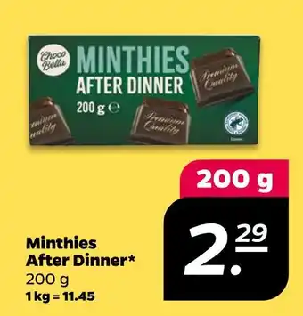 NETTO Choco bella minthies after dinner Angebot