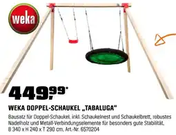 OBI Weka doppel-schaukel „tabaluga" Angebot