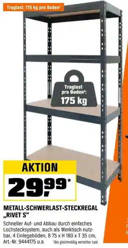 OBI Metall-schwerlast-steckregal ,,rivet s" Angebot