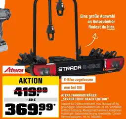OBI Atera fahrradträger ,,strada ebike black edition" Angebot