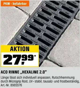 OBI Aco rinne ,,hexaline 2.0" Angebot