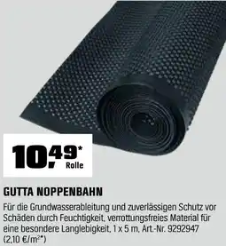 OBI Gutta noppenbahn Angebot