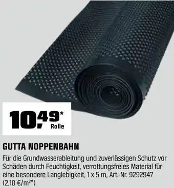 OBI Gutta noppenbahn Angebot