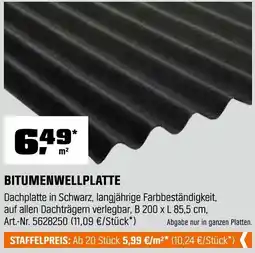 OBI Bitumenwellplatte Angebot