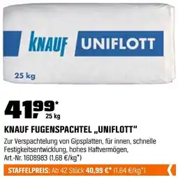 OBI Knauf fugenspachtel ,,uniflott" Angebot