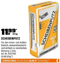 OBI Scheibenputz Angebot