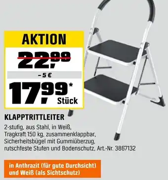 OBI Klapptrittleiter Angebot