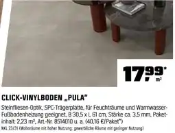 OBI Click-vinylboden ,,pula" Angebot
