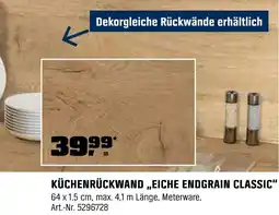 OBI Küchenrückwand „eiche endgrain classic" Angebot