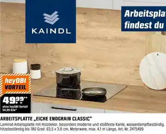 OBI Arbeitsplatte „eiche endgrain classic" Angebot