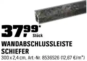 OBI Wandabschlussleiste schiefer Angebot