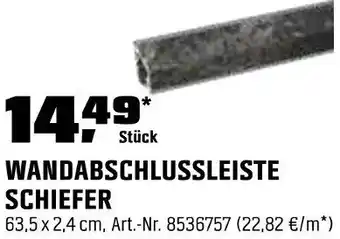OBI Wandabschlussleiste schiefer Angebot