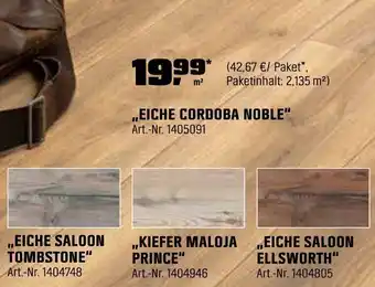 OBI Laminatböden „eiche cordoba noble" Angebot
