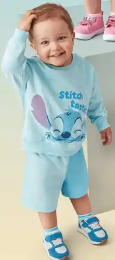 PEPCO Set: Lilo & Stitch Sweatshirt und Shorts für Kleinkinder Angebot
