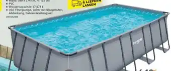 Globus Baumarkt Funsicle Pool-Set Frame Pool Angebot
