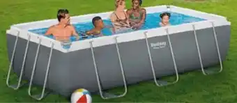 Globus Baumarkt BestWay Power Steel Frame Pool Komplett-Set Angebot