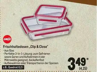 METRO Frischhaltedosen ,,Clip & Close" Angebot