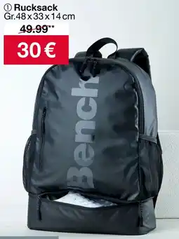 Woolworth Benchs Rucksack Angebot