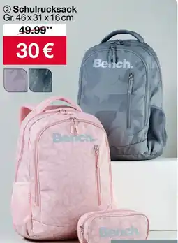 Woolworth Bench Schulrucksack Angebot