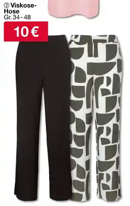 Woolworth Viskose- Hose Angebot