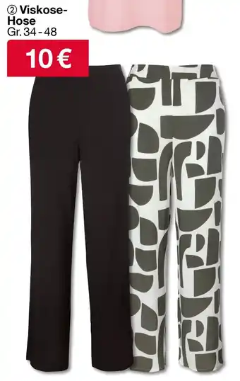 Woolworth Viskose- Hose Angebot