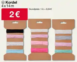 Woolworth Kordel 4x14m Angebot